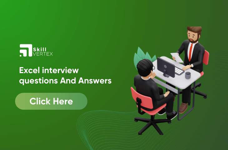 Excel interview questions And Answers