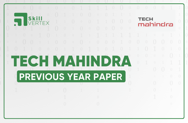 Tech Mahindra Previous Year Paper