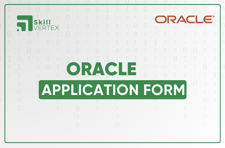 Oracle application form